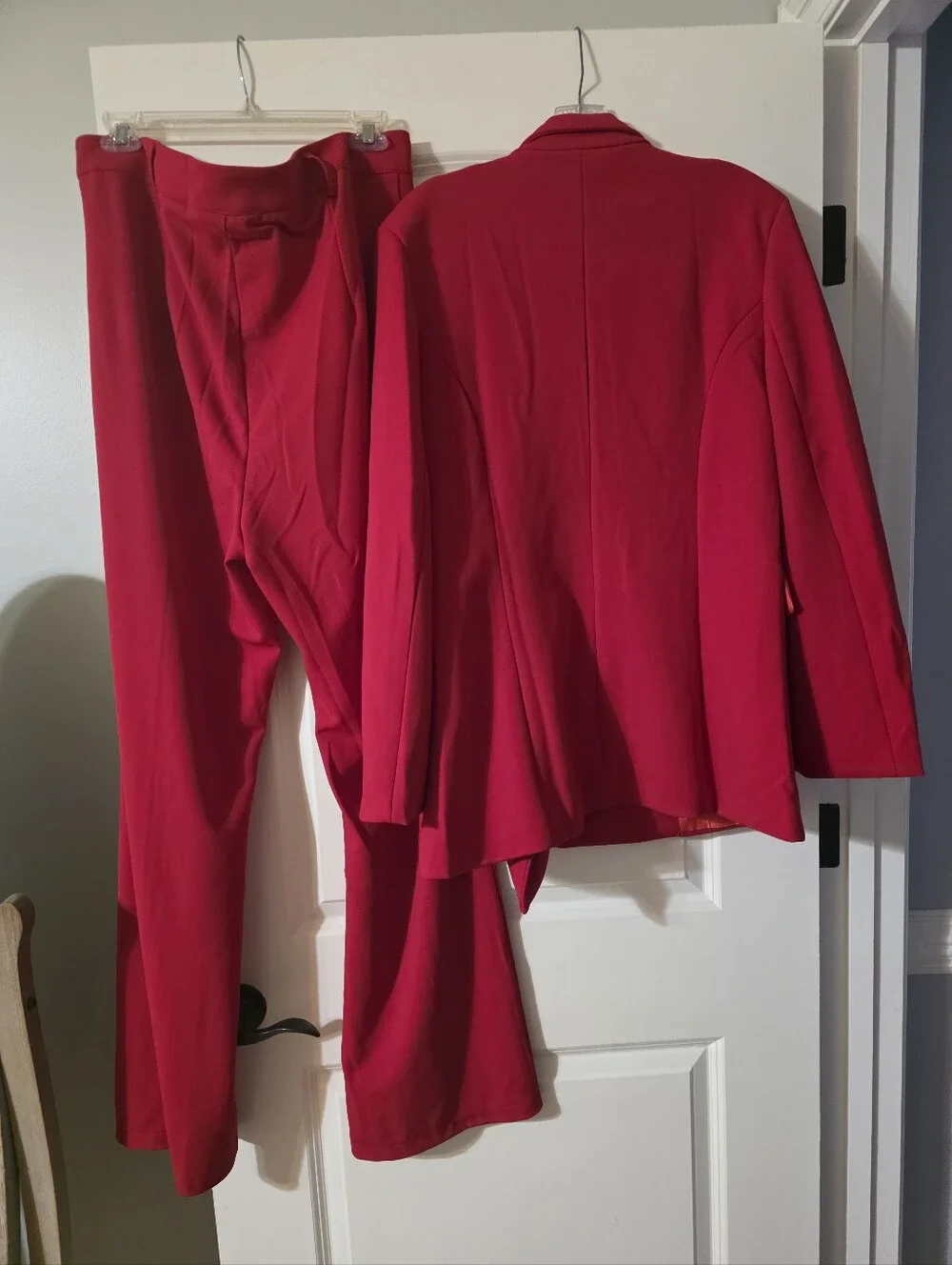Beautiful ladies Fashion Nova Red Pantsuit